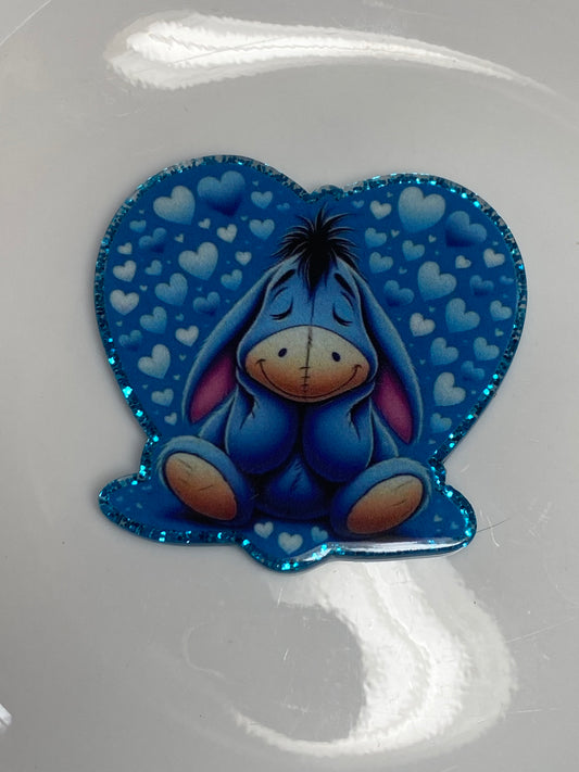 Eeyore badge reel acrylic