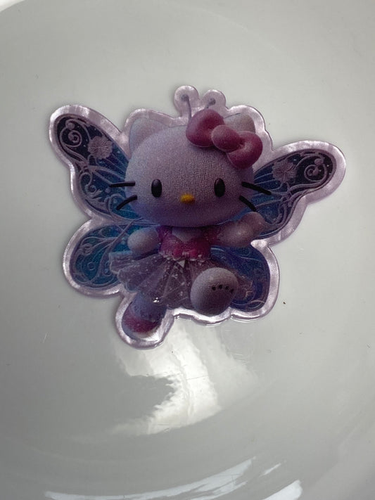 Fairy Hello Kitty badge reel acrylic