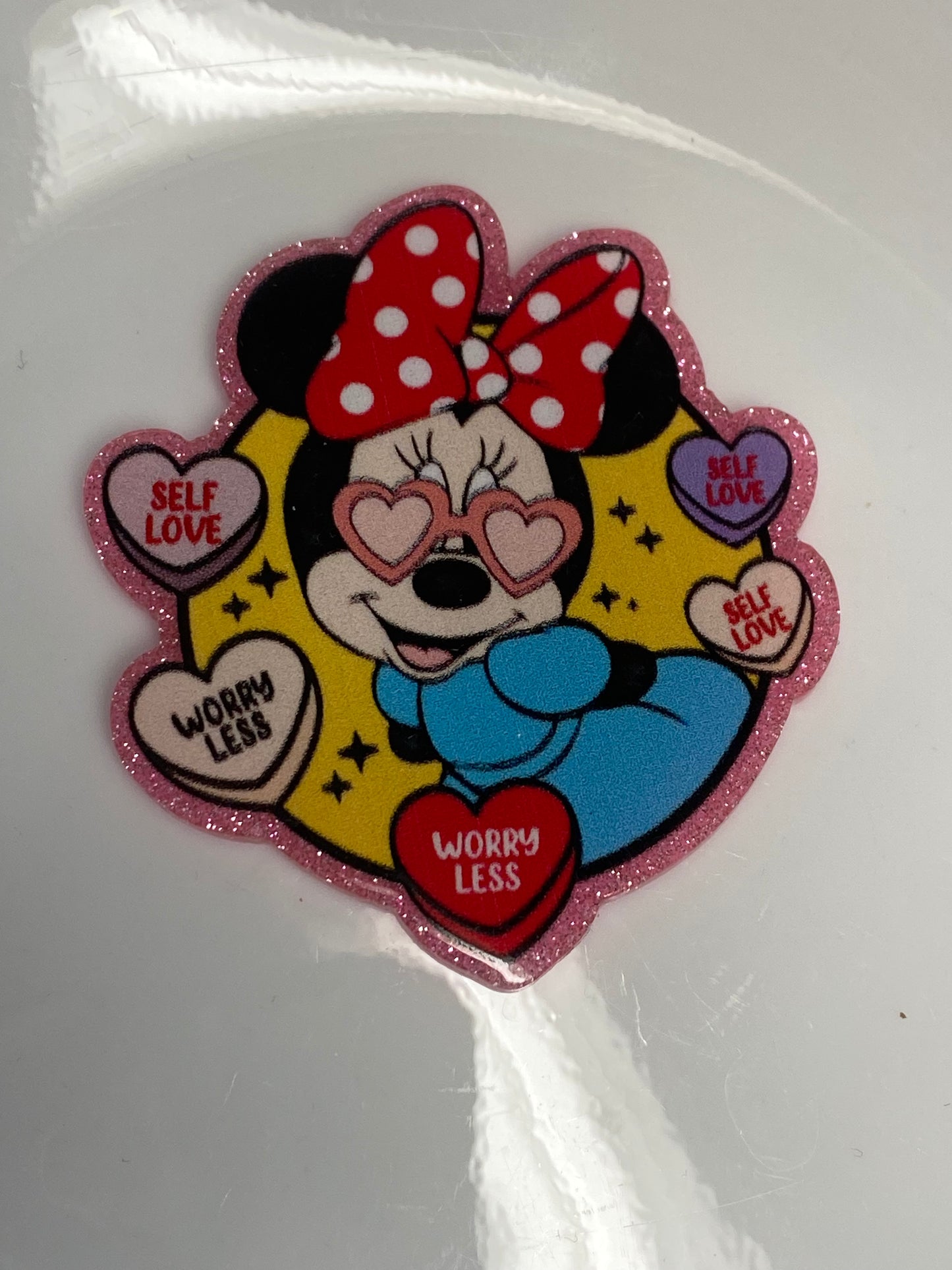 Minnie Badge reel acrylics