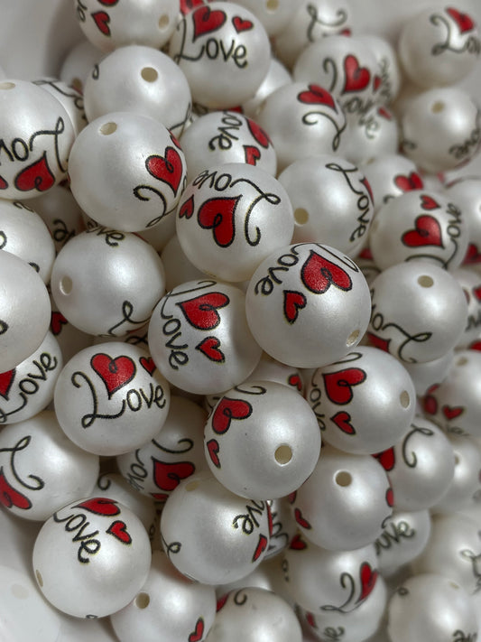16mm love beads