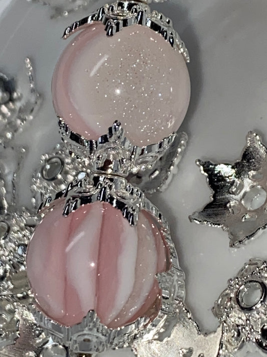 16mm luminous white and pink galaxy