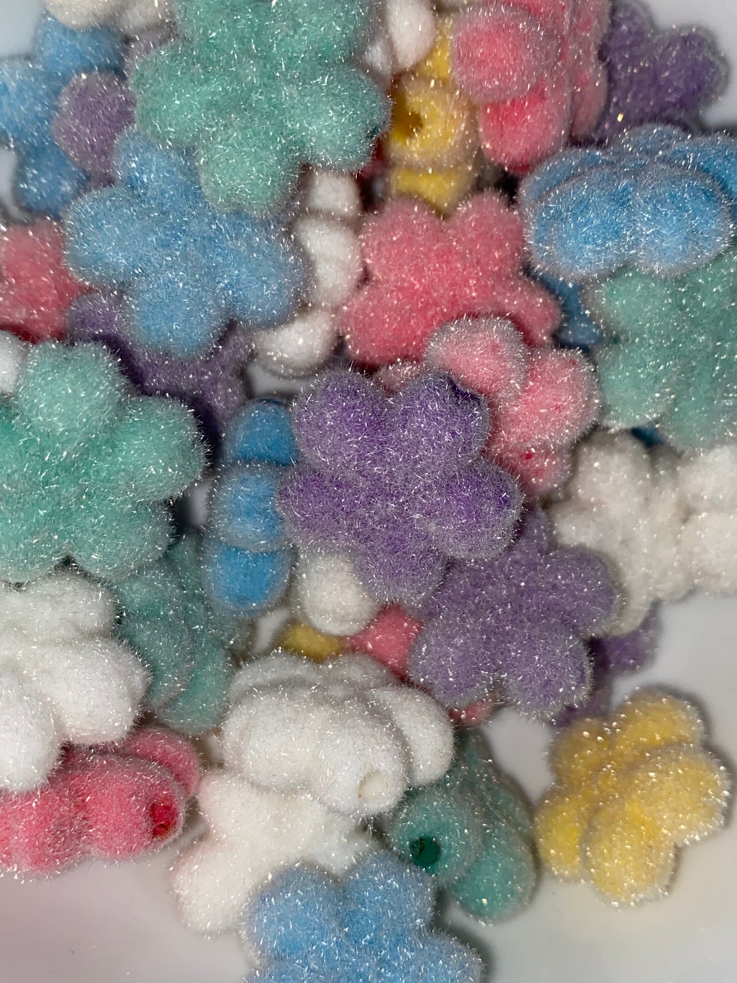 23mm fluffy cherry blossom bead