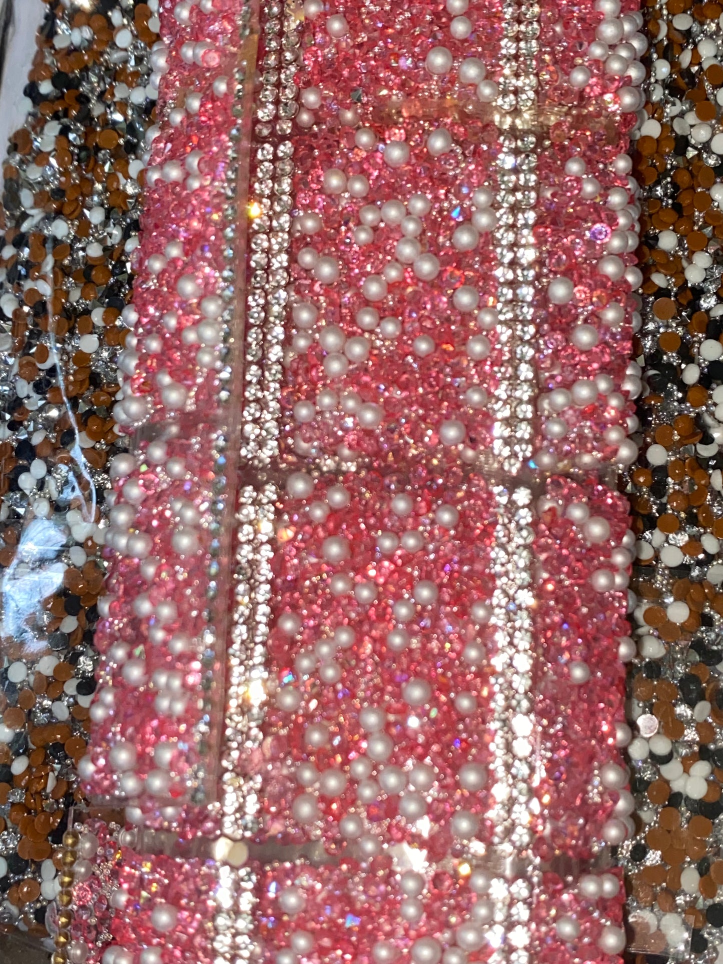 Sugar and rhinestone super stretch nano tape