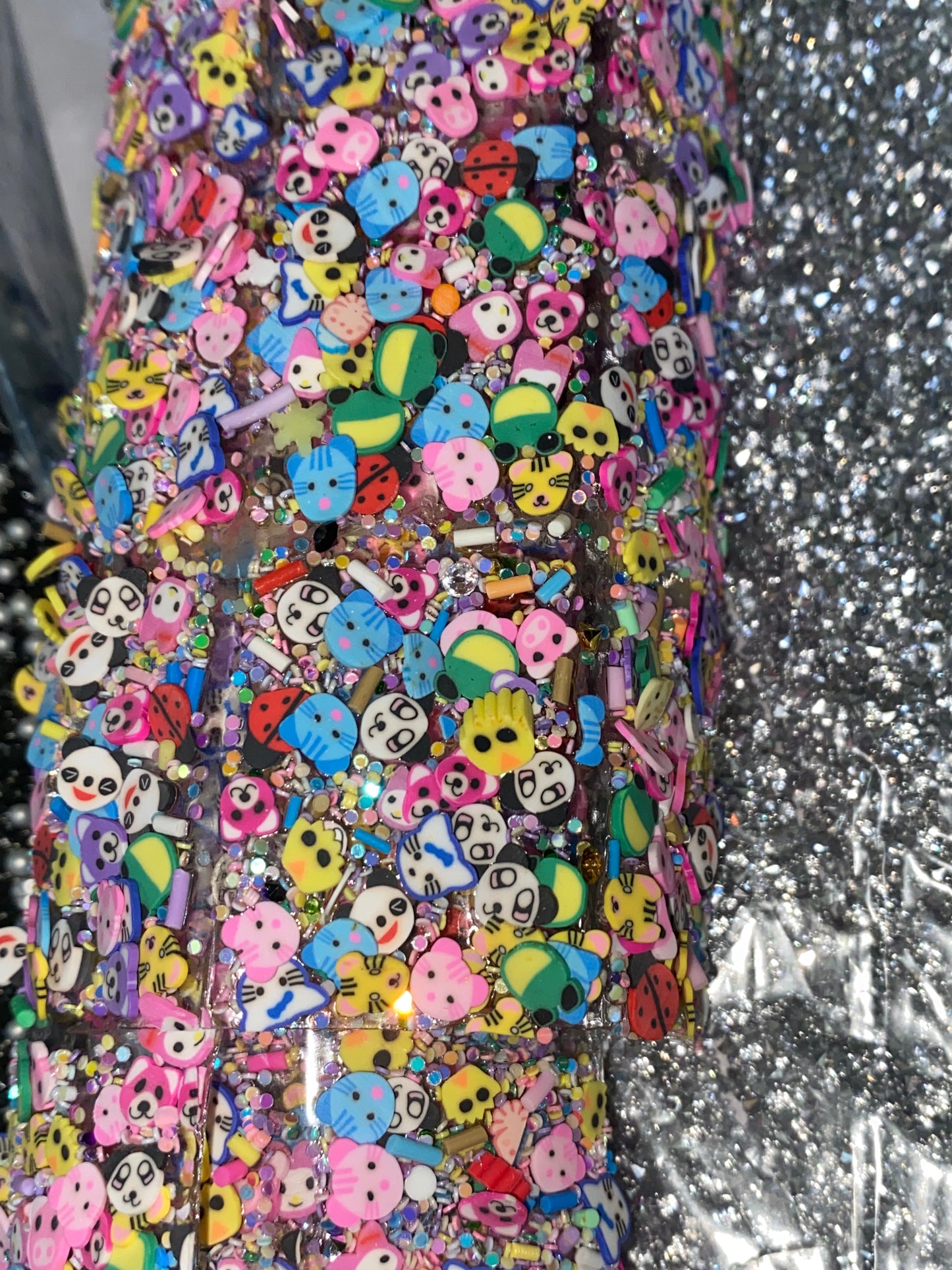 Sugar and rhinestone super stretch nano tape