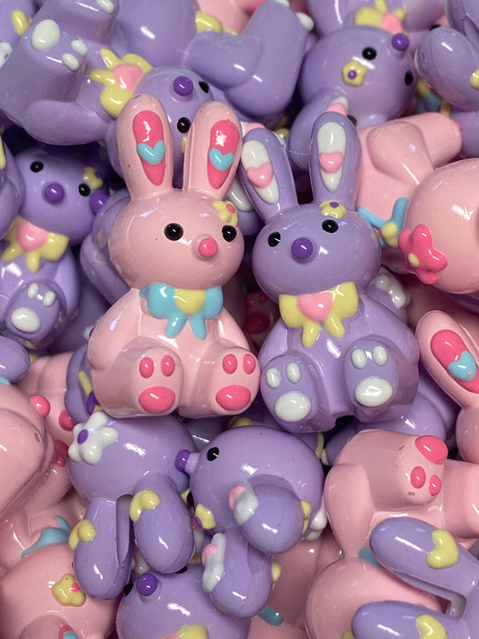 35mm hand painted bunnies