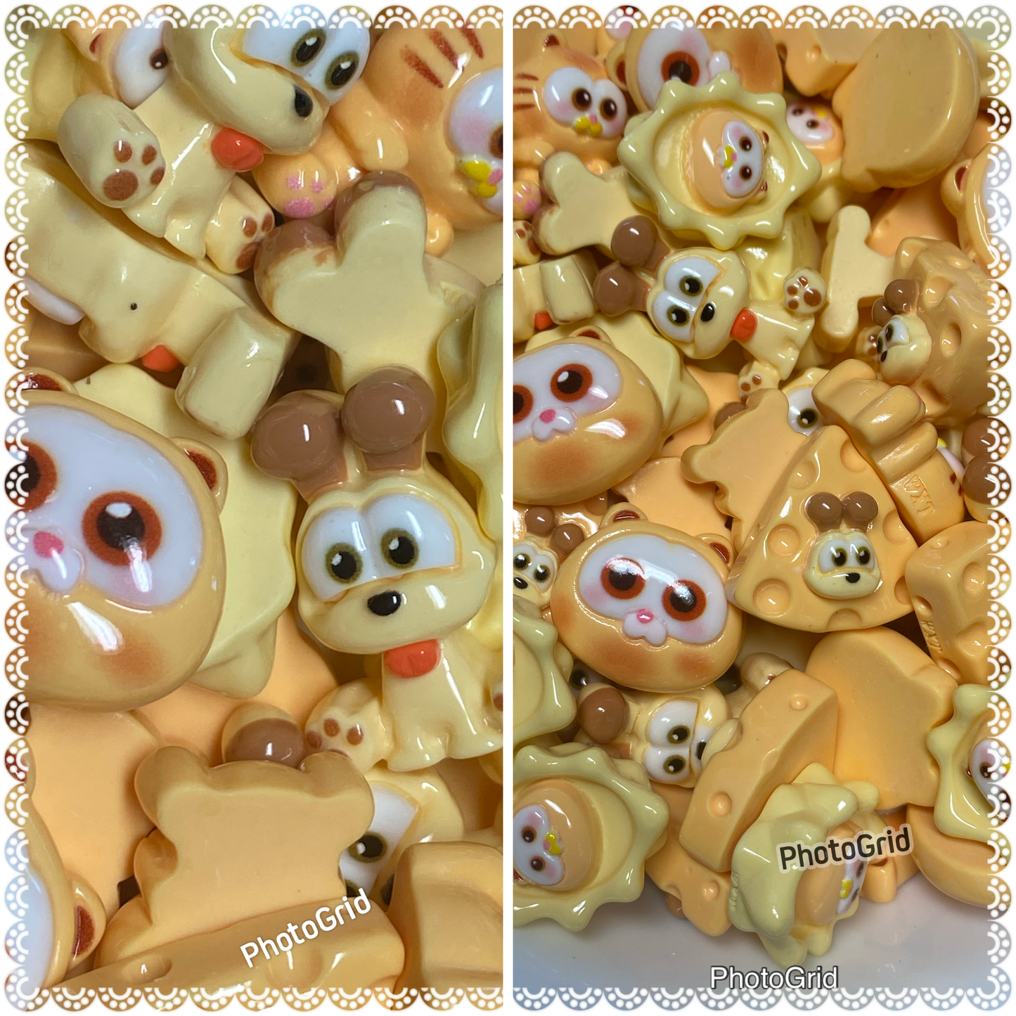4cm acrylic flatback Garfield charms