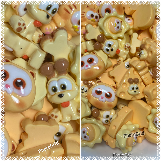 4cm acrylic flatback Garfield charms