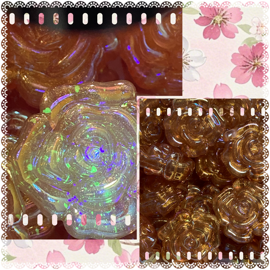 30mm chocolate sky luminous galaxy rose