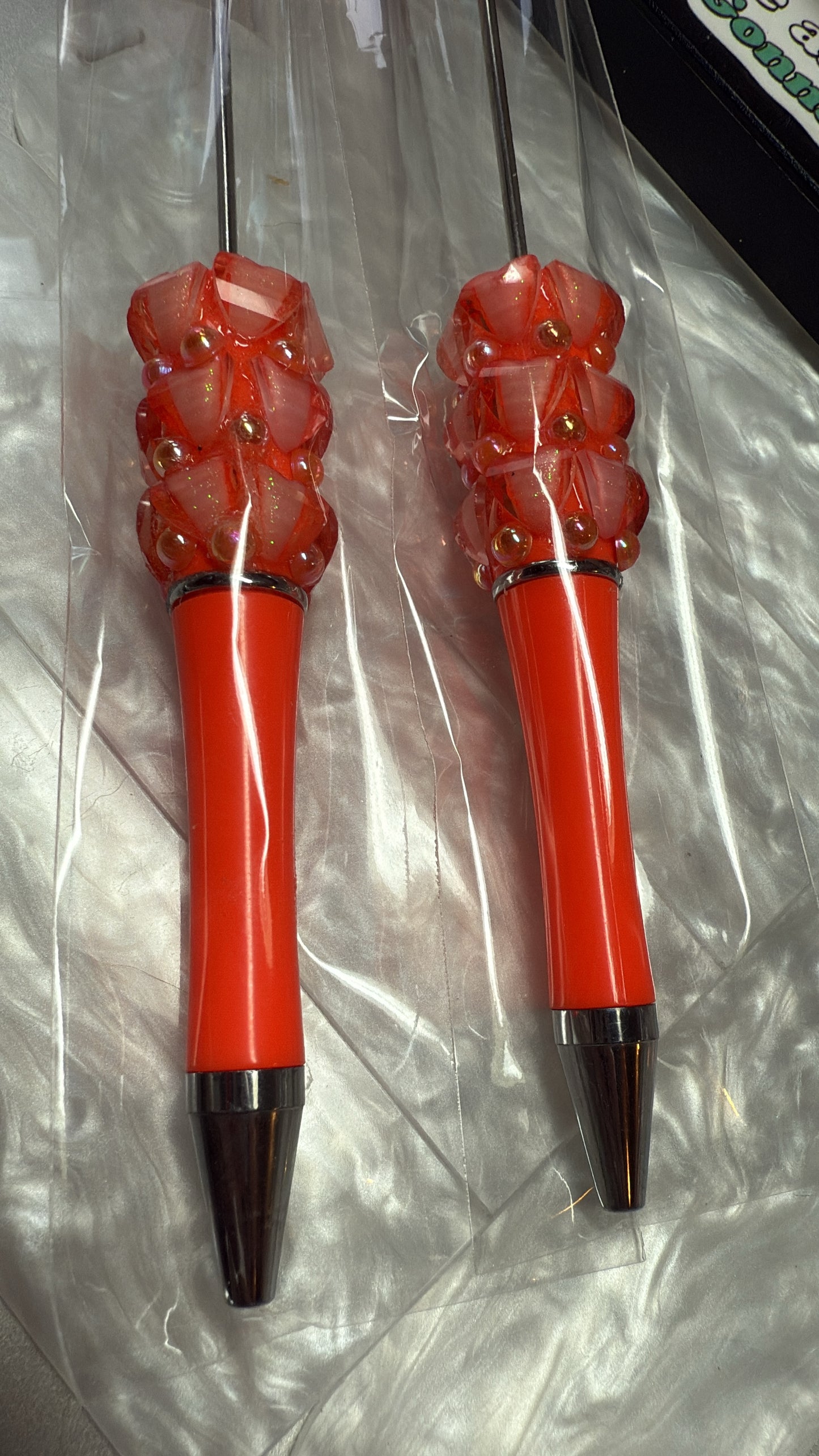 Gem galaxy hearts with dots of cats eye shine