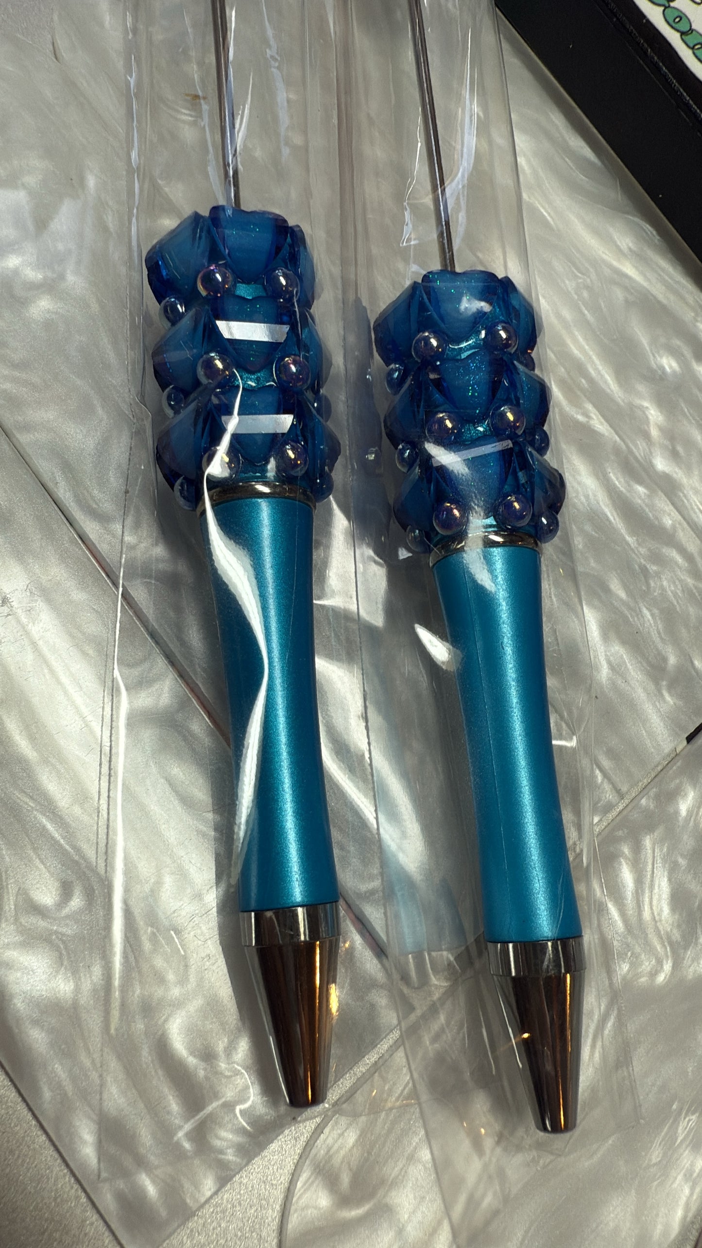 Gem galaxy hearts with dots of cats eye shine