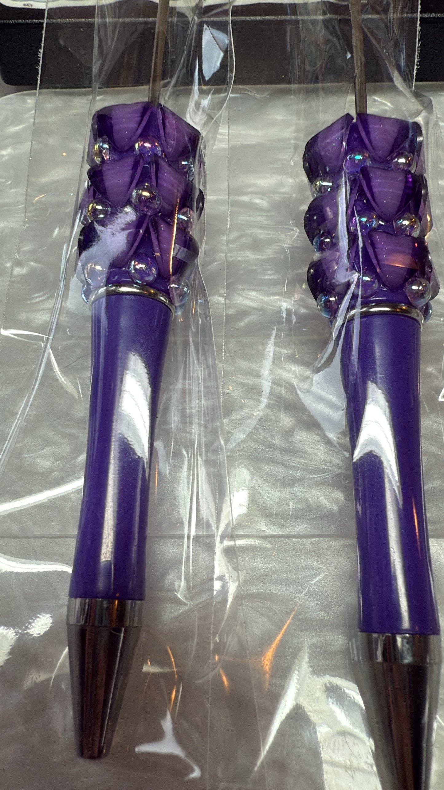 Gem galaxy hearts with dots of cats eye shine