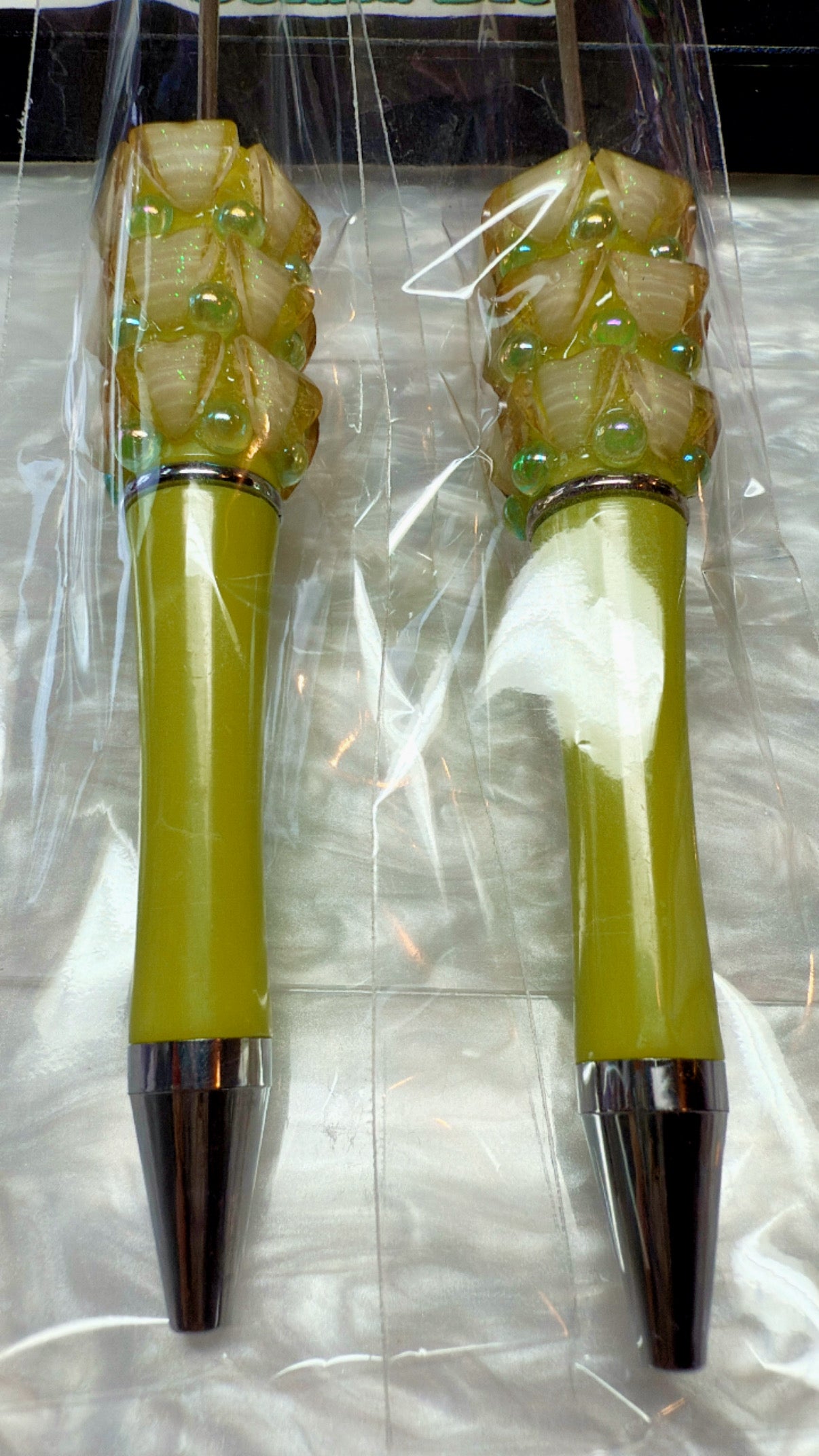 Gem galaxy hearts with dots of cats eye shine