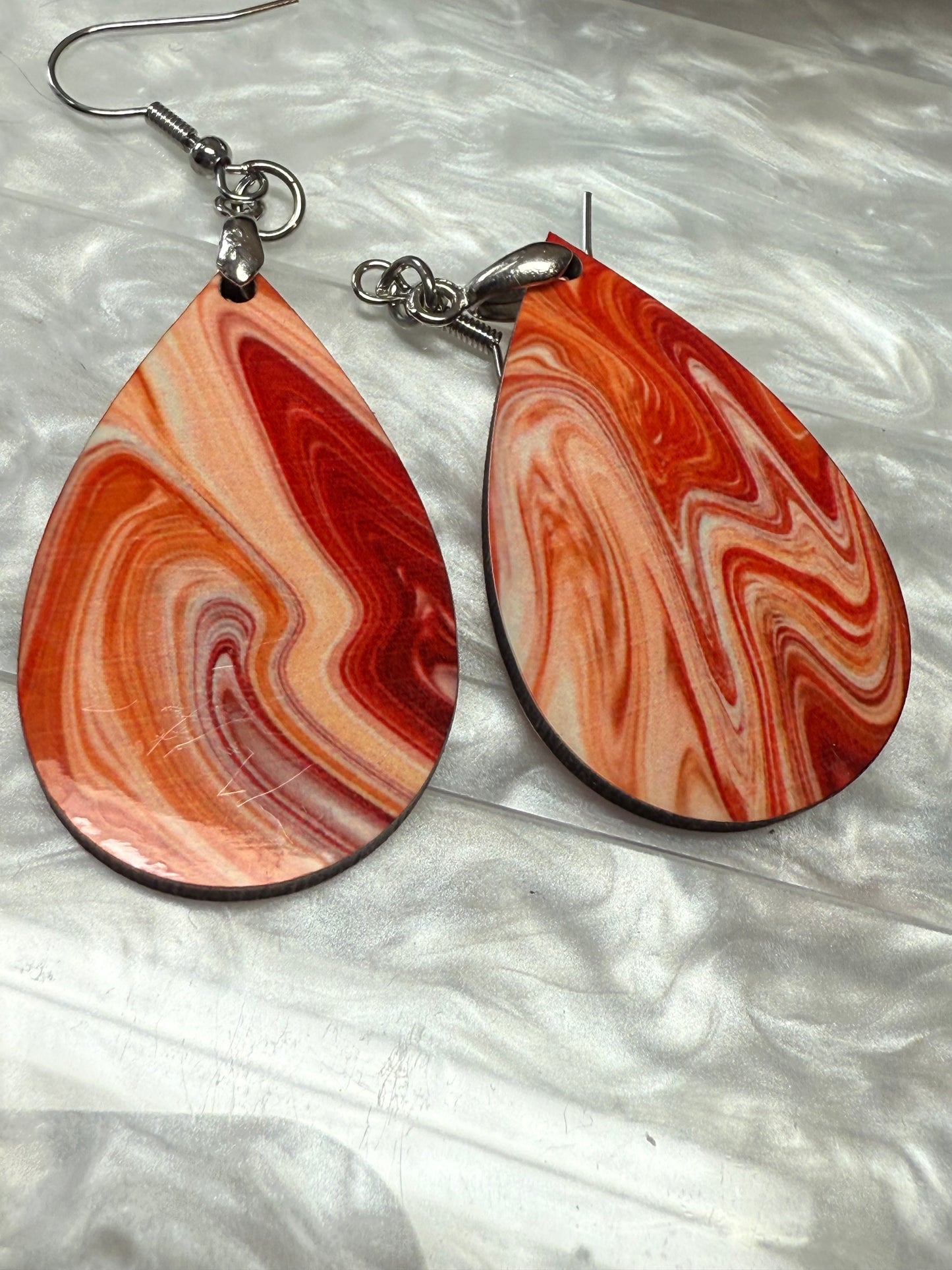 Sublimation teardrop earring blanks