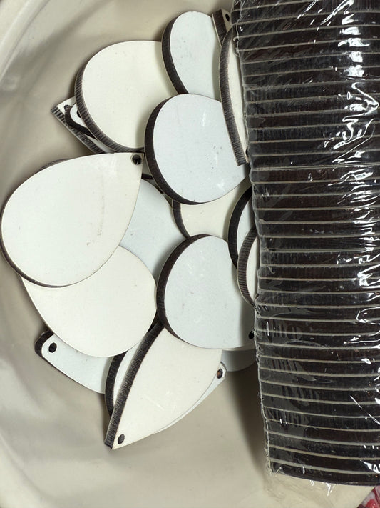 Sublimation teardrop earring blanks