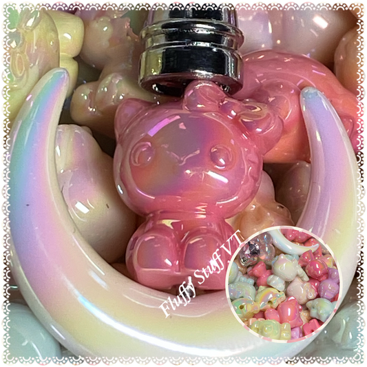 18mm Hello Kitty uv coated cute bead