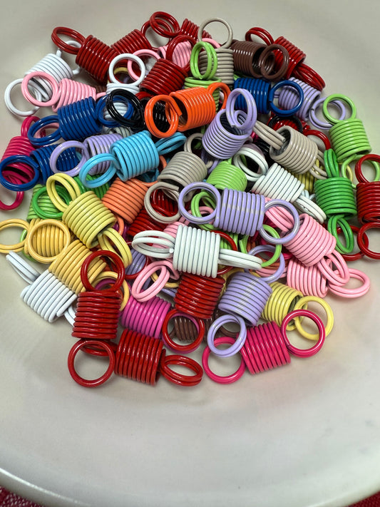 30mm keychain charm spring