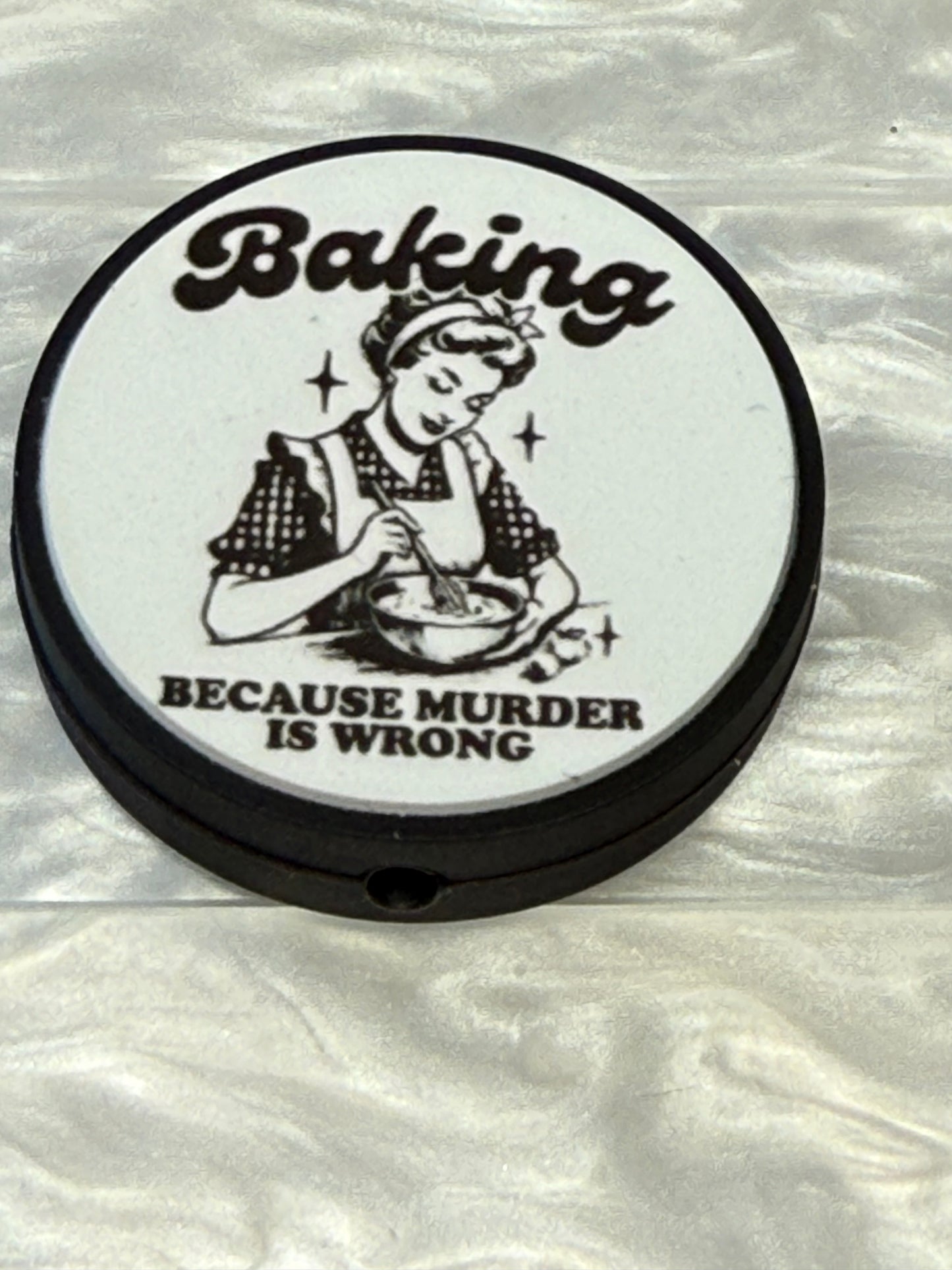 Silicone focal beads