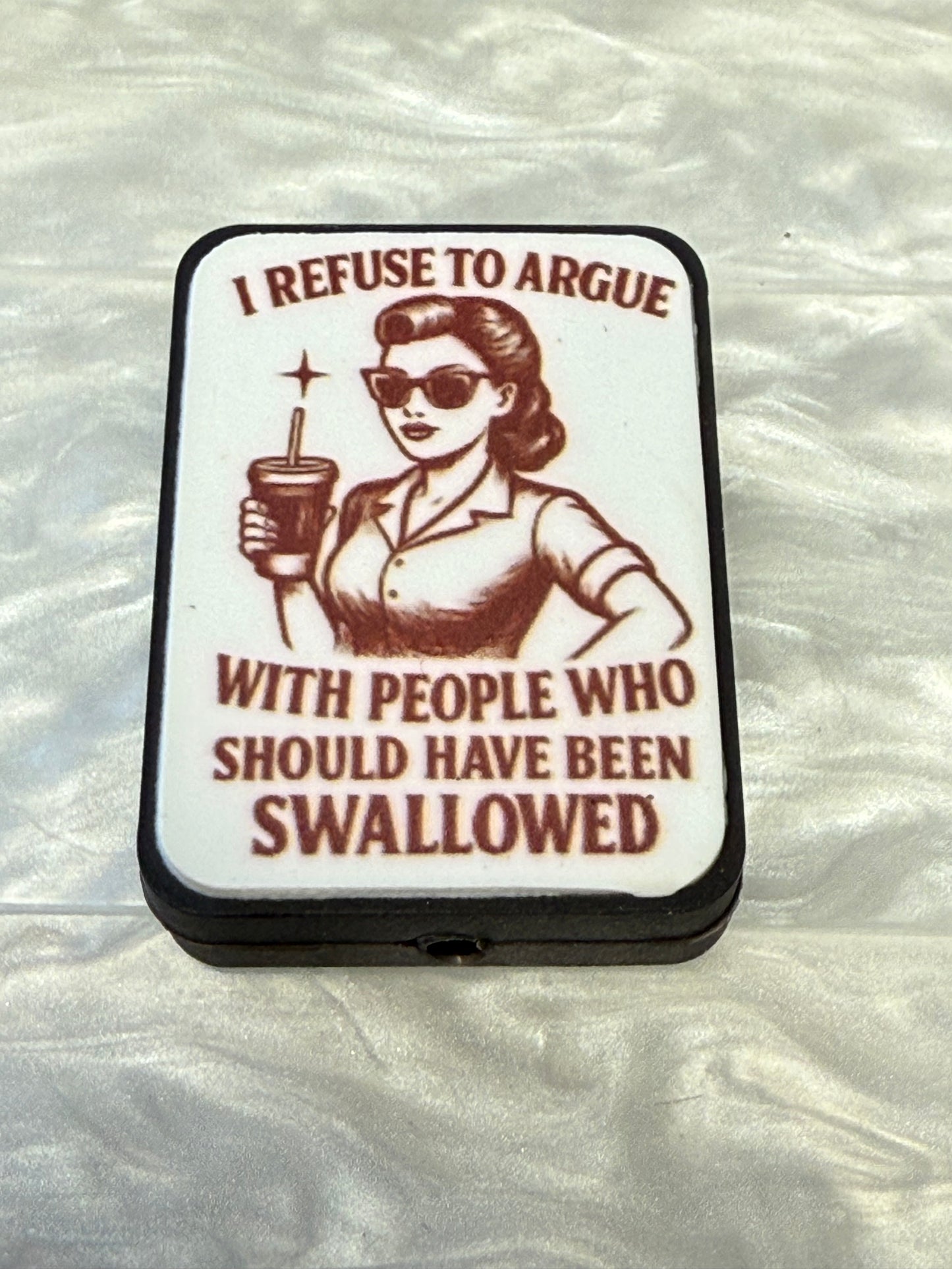 Silicone focal beads