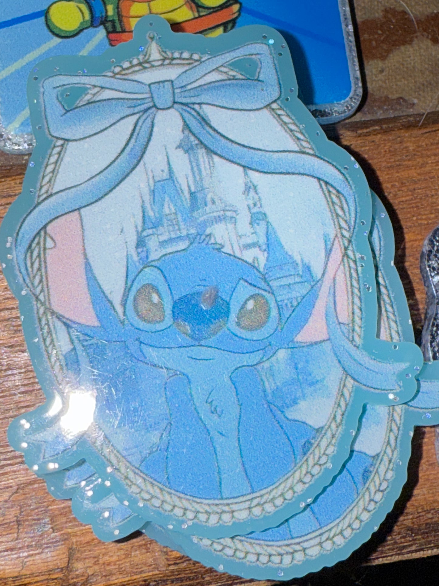 Badge reel acrylic flat backs