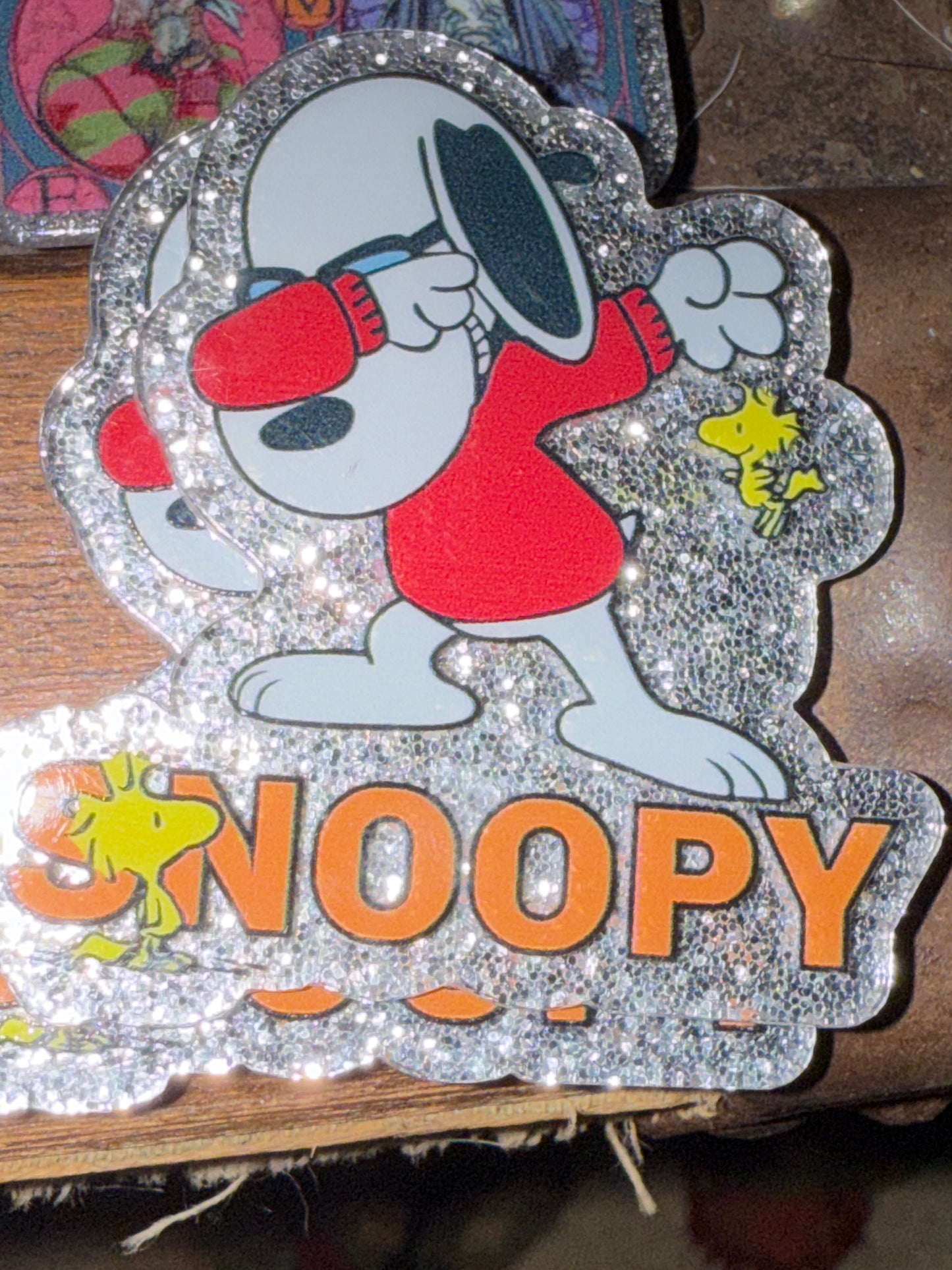 Badge reel acrylic flat backs