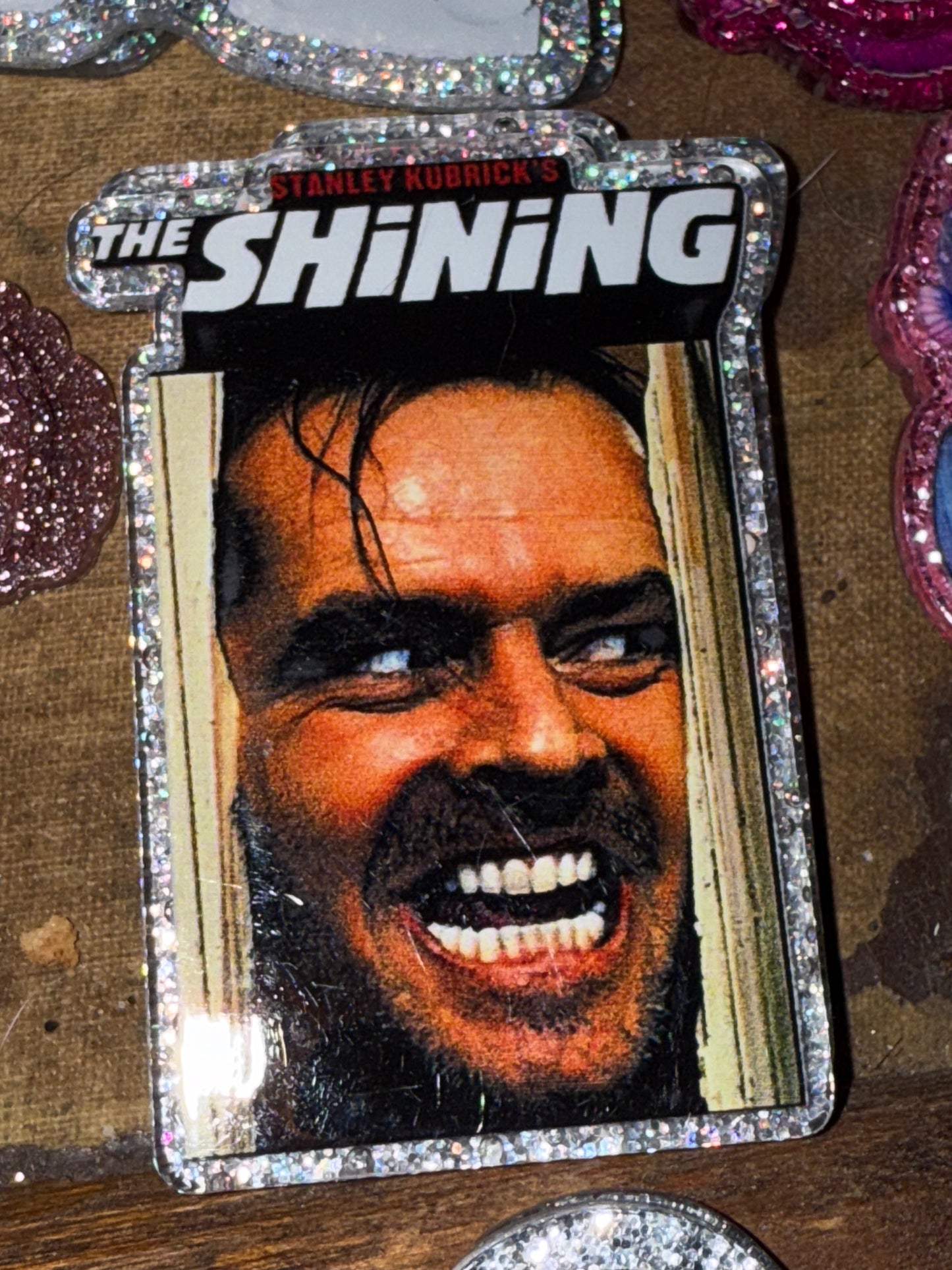 Badge reel acrylic flat backs