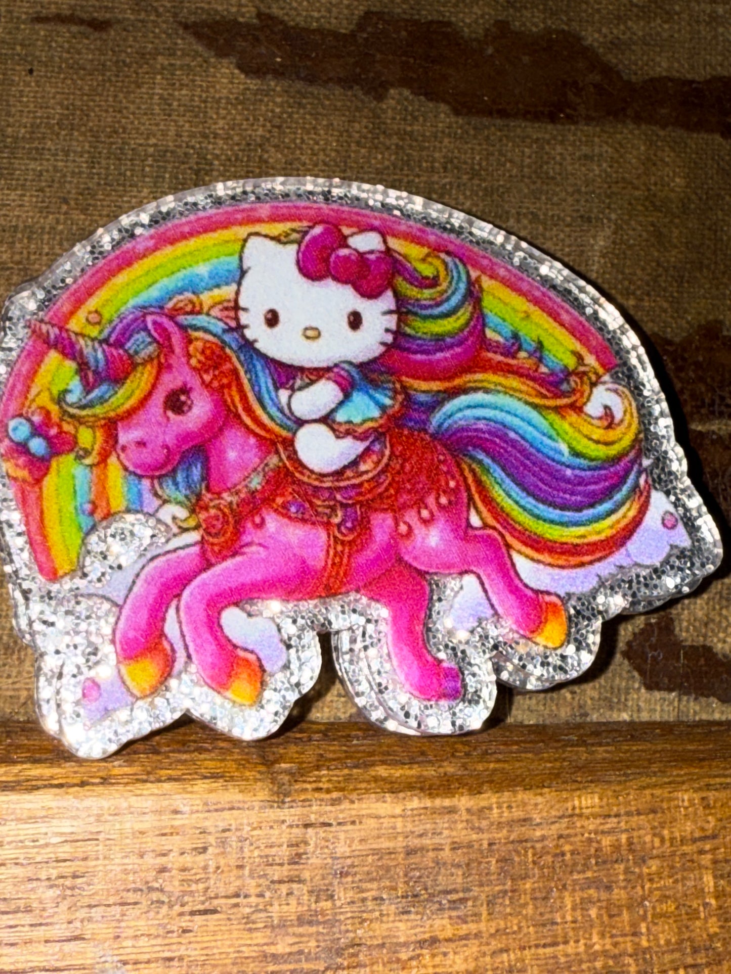 Badge reel acrylic flat backs