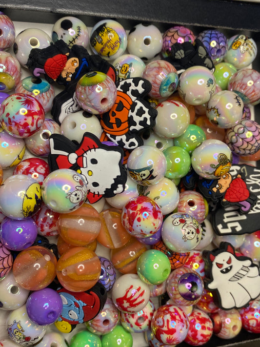 16mm-14mm bead kids Halloween mix