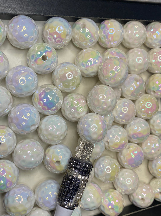 19mm golf ball beads