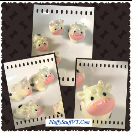 up to 31mm glossy farm animal 3D beads