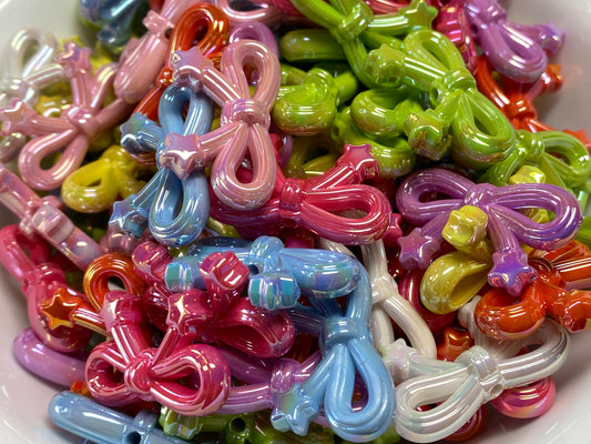 20mm star uv coated bow.