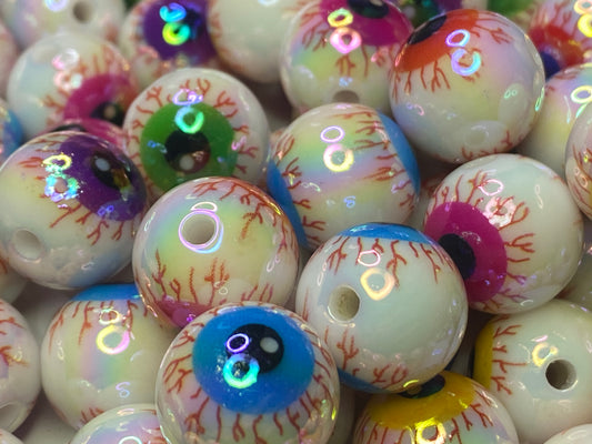 Eyeball beads Halloween