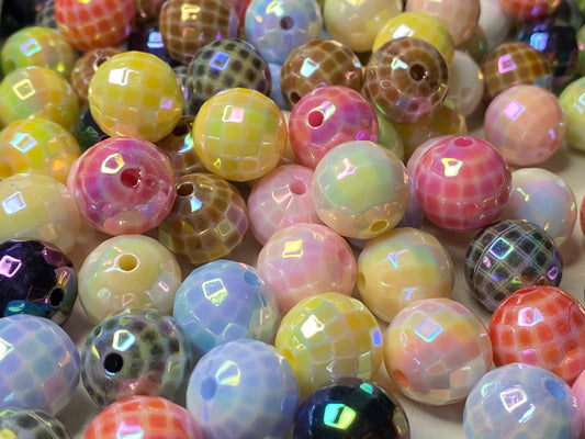 16mm AB coated disco beads