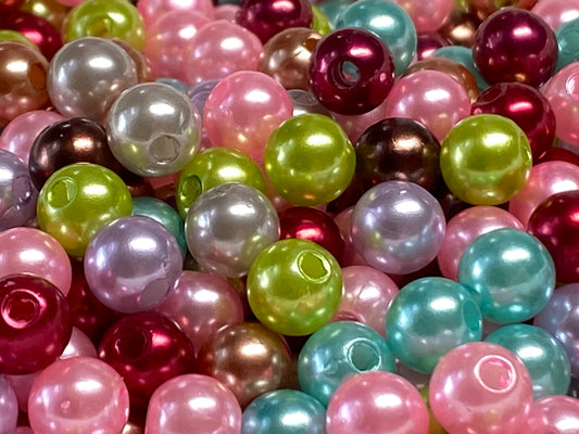 8mm mixed color pearl