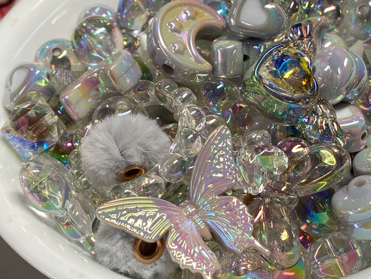 Gray bead mix