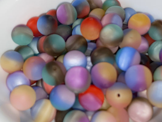 16mm matte ombré cats eye.
