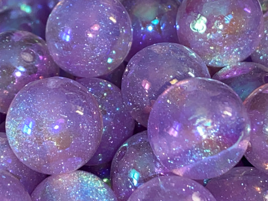 16mm lavender galaxy bead