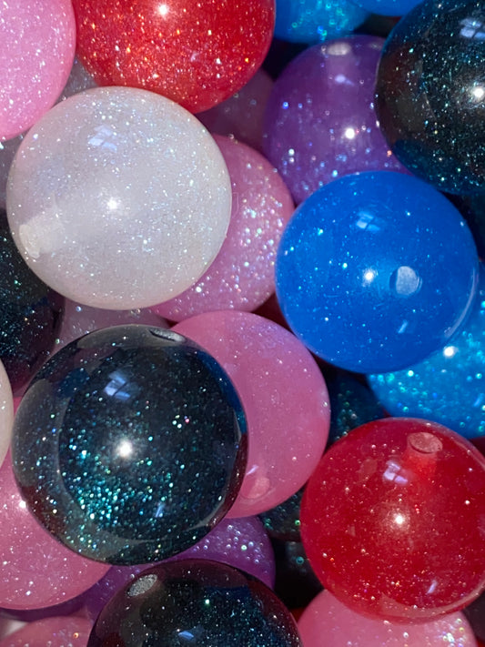 20mm luminous galaxy beads